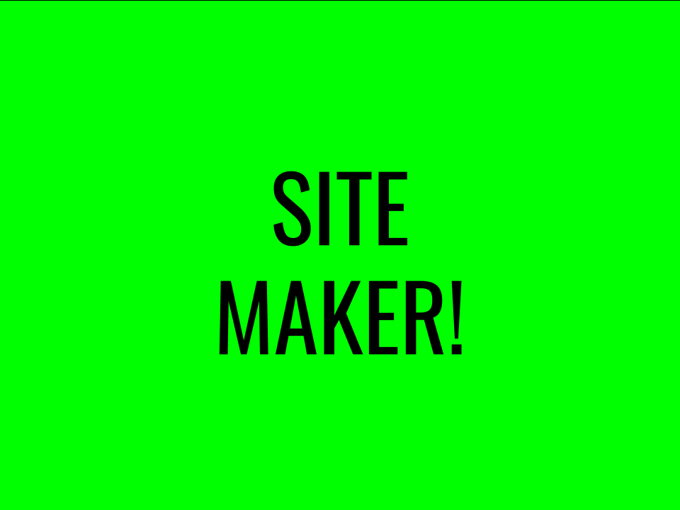 click Here to begin making your website